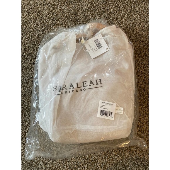 Shiraleah Nude Tassel-Accent Tory Bucket Bag - Picture 2 of 5